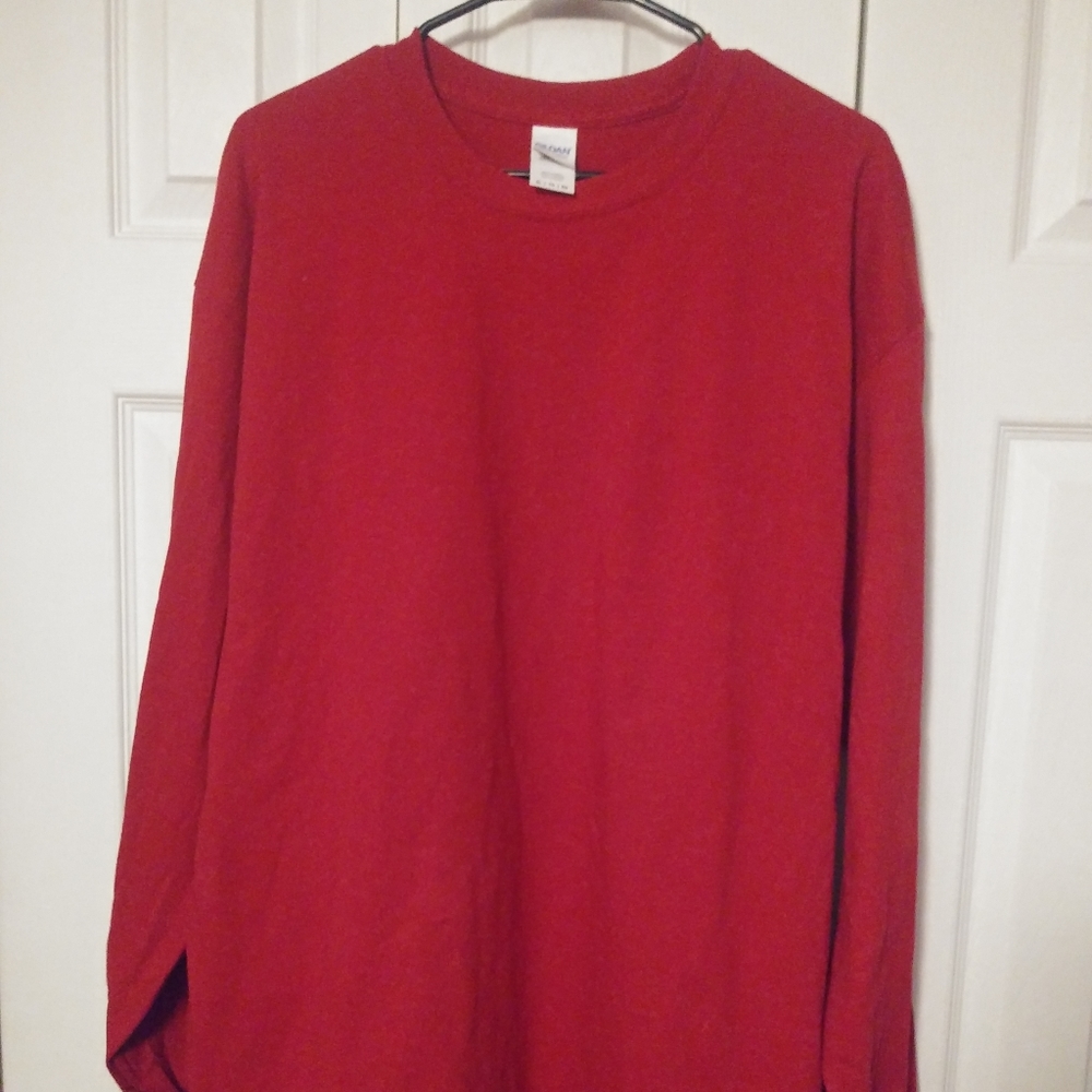 Long Sleeve Red T-Shirt